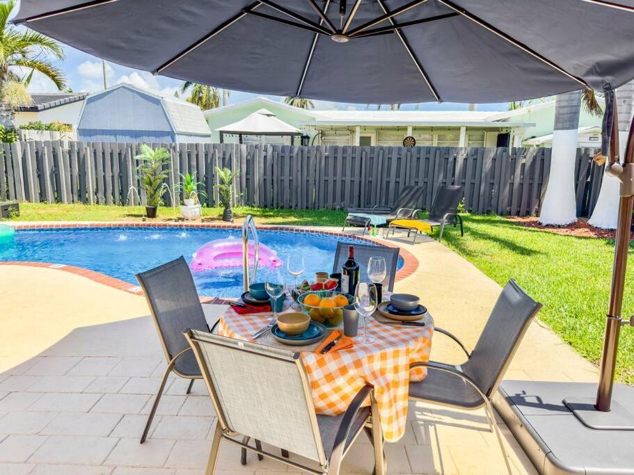 Amazing Home W Heated Pool 8 Mins To The Beach Lighthouse Point Exteriör bild